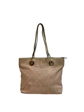 Gucci Shoulder GG Canvas Tote Bag White